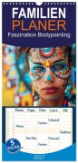 Cover-Bild zum Titel 'Familienplaner 2027 - Faszination Bodypainting mit 5 Spalten (Wandkalender, 21 x 45 cm) CALVENDO' von 'Susan Michel'