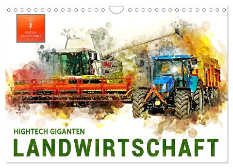 Landwirtschaft - Hightech Giganten (Wandkalender 2025 DIN A4 quer), CALVENDO Monatskalender - Peter Roder