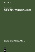 Cover-Bild zum Titel 'Das Deuteronomium' von 'Eckart Otto'