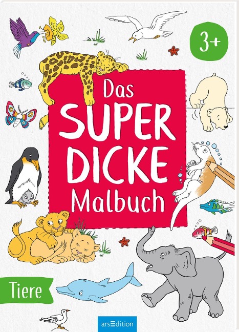 Das superdicke Malbuch - Tiere - 
