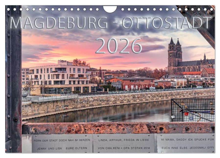 Magdeburg - Ottostadt (Wandkalender 2026 DIN A4 quer), CALVENDO Monatskalender - Andrea Schwingel
