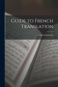 Cover-Bild zum Titel 'Guide to French Translation' von 'Léon Contanseau'
