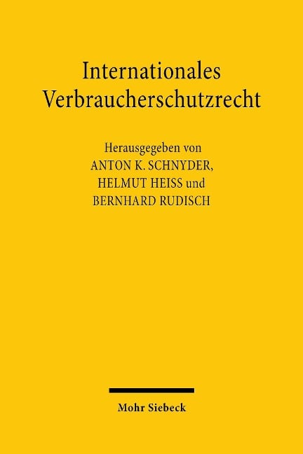 Internationales Verbraucherschutzrecht - 