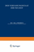 Cover-Bild zum Titel 'Der Verfassungsstaat der Neuzeit' von 'C. J. Friedrich'