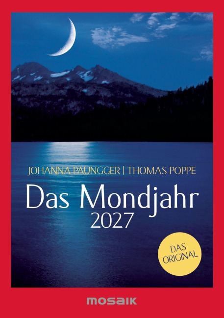 Das Mondjahr 2027 - s/w Taschenkalender - Johanna Paungger, Thomas Poppe