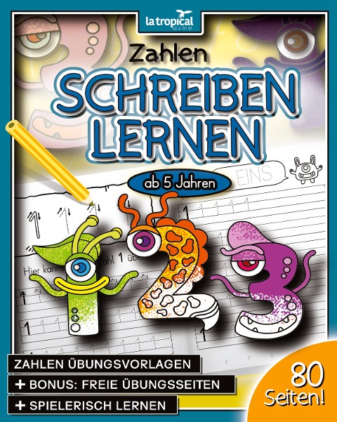 Zahlen schreiben lernen ab 5 Jahren - David Ludwig