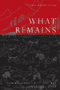 Cover-Bild zum Titel 'What Remains' von 'Tobie Meyer-Fong'