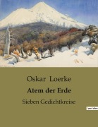 Cover-Bild zum Titel 'Atem der Erde' von 'Oskar Loerke'