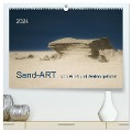 Sand-ART, von Wind und Wellen geformt (hochwertiger Premium Wandkalender 2024 DIN A2 quer), Kunstdruck in Hochglanz - Kirstin Grühn-Stauber