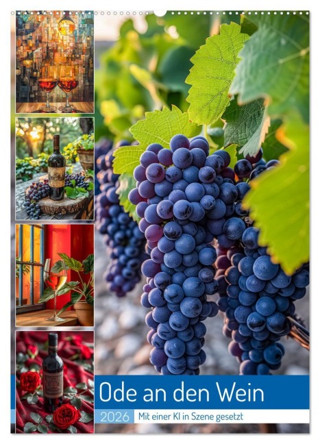 Ode an den Wein (Wandkalender 2026 DIN A2 hoch), CALVENDO Monatskalender - Steffen Gierok-Latniak