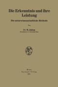 Cover-Bild zum Titel 'Die Erkenntnis und ihre Leistung' von 'Bela Juhos'