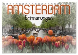 Cover-Bild zum Titel 'AMSTERDAM Erinnerungen (Tischkalender 2026 DIN A5 quer), CALVENDO Monatskalender' von 'Melanie Viola'