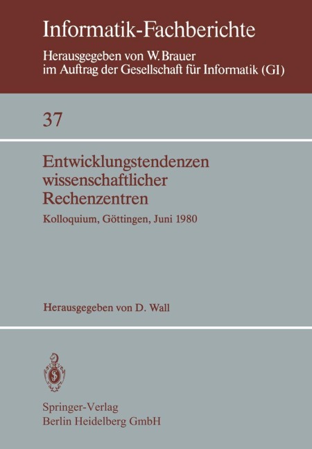 Entwicklungstendenzen wissenschaftlicher Rechenzentren - 