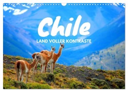 Cover-Bild zum Titel 'Chile - Land voller Kontraste (Wandkalender 2026 DIN A3 quer), CALVENDO Monatskalender' von 'Daniel Tischer'