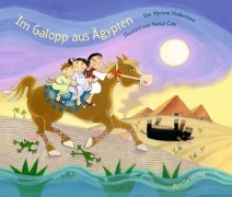 Cover-Bild zum Titel 'Im Galopp aus Ägypten' von 'Myriam Halberstam'