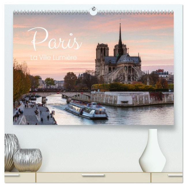 Paris - La Ville Lumière (hochwertiger Premium Wandkalender 2026 DIN A2 quer), Kunstdruck in Hochglanz - Matteo Colombo