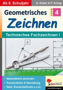 Cover-Bild zum Titel 'Geometrisches Zeichnen / Band 4: Technisches Fachzeichnen I' von 'Gerold Kober, Paul Schug'