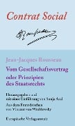 Vom Gesellschaftsvertrag oder Prinzipien des Staatsrechts - Jean-Jacques Rousseau