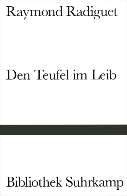Den Teufel im Leib - Raymond Radiguet
