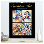 Cover-Bild zum Titel 'Synästhetische Kunst - Musik in Farben und Formen (hochwertiger Premium Wandkalender 2026 DIN A2 hoch), Kunstdruck in Hochglanz' von 'Martina Marten'