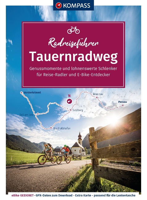 KOMPASS Radreiseführer Tauernradweg - 