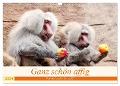 Ganz schön affig - Der Kalender der Affen (Wandkalender 2024 DIN A3 quer), CALVENDO Monatskalender - Arno Klatt