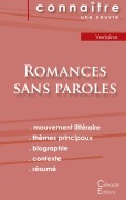 Cover-Bild zum Titel 'Fiche de lecture Romances sans paroles de Verlaine (Analyse littéraire de référence et résumé complet)' von 'Paul Verlaine'