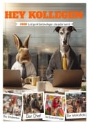 Cover-Bild zum Titel 'Hey Kollegen - Lustige Arbeitskollegen, die jeder kennt (Wandkalender 2026 DIN A2 hoch), CALVENDO Monatskalender' von 'Mb Fotografie'