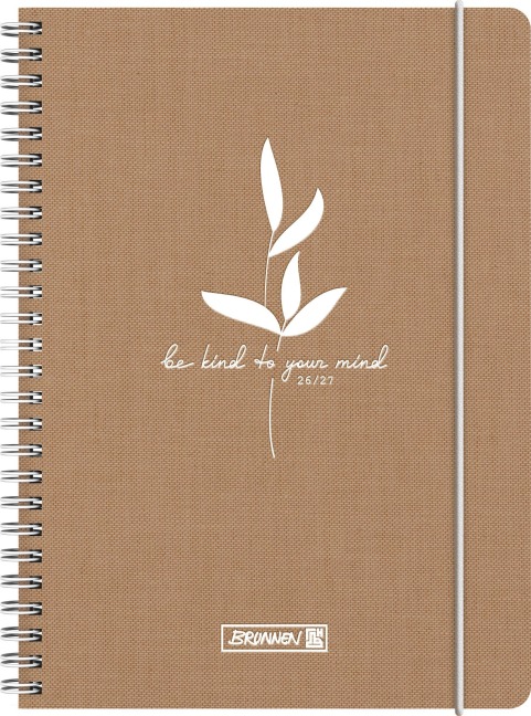 Schülerkalender 2026/2027 "Linen" | A5, Textil - 