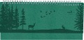 Tisch-Querkalender Nature Line Forest 2025 - Tisch-Kalender - Büro-Kalender quer 29,7x13,5 cm - 1 Woche 2 Seiten - Umwelt-Kalender - mit Hardcover - 