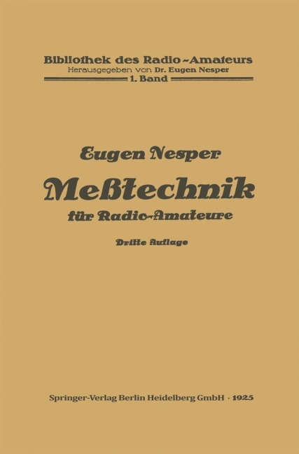 Meßtechnik für Radio-Amateure - Eugen Nesper