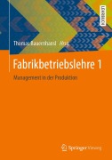 Cover-Bild zum Titel 'Fabrikbetriebslehre 1' von ''