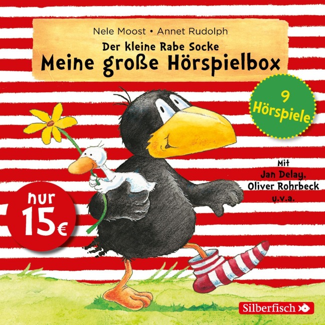 Der kleine Rabe Socke - Meine große Hörspielbox (9 Hörspiele) - Nele Moost, Annet Rudolph