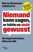 Cover-Bild zum Titel 'Niemand kann sagen, er hätte es nicht gewusst' von 'Marcus Bensmann, Correctiv'