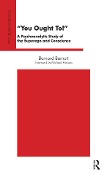 Cover-Bild zum Titel 'You Ought To!' von 'Bernard Barnett'