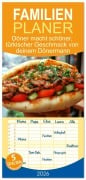 Cover-Bild zum Titel 'Familienplaner 2026 - Döner macht schöner, türkischer Geschmack von deinem Dönermann mit 5 Spalten (Wandkalender, 21 x 45 cm) CALVENDO' von 'Mb Fotografie'