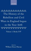 Cover-Bild zum Titel 'The History of the Rebellion' von 'Edward Hyde Clarendon, Macray'