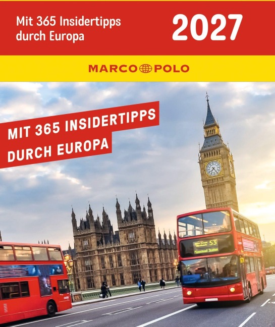 Abreißkalender MARCO POLO: Mit 365 Insidertipps durch Europa 2027 - 