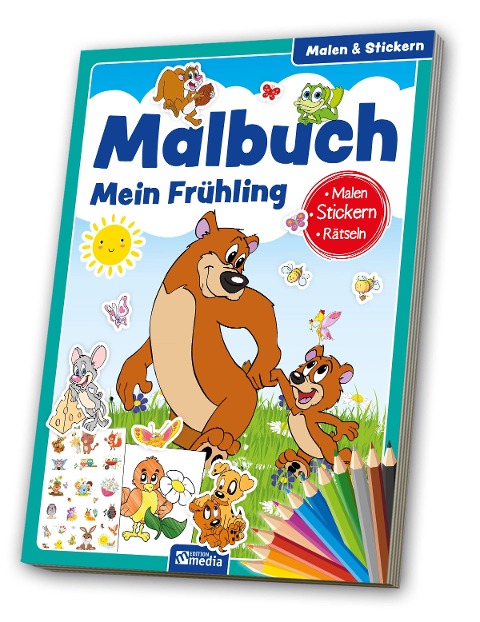 Malbuch Mein Frühling - 