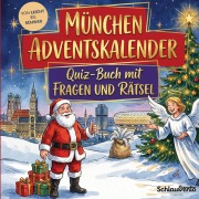Cover-Bild zum Titel 'München-Adventskalender: Quiz-Buch mit Fragen und Rätsel' von 'Schlauvento Interactive'