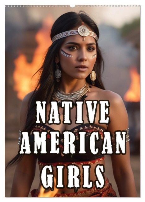 Native American Girls (Wandkalender 2027 DIN A2 hoch), CALVENDO Monatskalender - ShirtScene