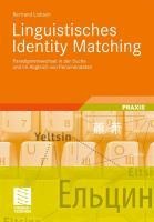 Linguistisches Identity Matching - Bertrand Lisbach