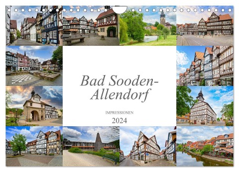 Bad Sooden-Allendorf Impressionen (Wandkalender 2024 DIN A4 quer), CALVENDO Monatskalender - Dirk Meutzner