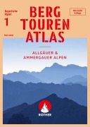 Cover-Bild zum Titel 'Bergtourenatlas Bayerische Alpen - Band 1: Allgäuer & Ammergauer Alpen' von 'Mark Zahel'