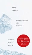 Cover-Bild zum Titel 'Anthropologie des Wassers' von 'Anne Carson'