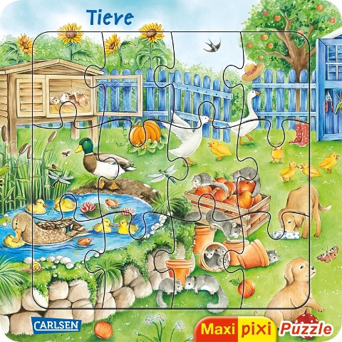 Maxi Pixi: Maxi-Pixi-Puzzle VE 5: Tiere (5 Exemplare) - Christine Henkel