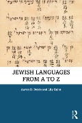 Cover-Bild zum Titel 'Jewish Languages from A to Z' von 'Aaron D. Rubin, Lily Kahn'