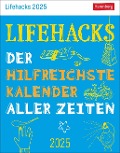 Lifehacks Tagesabreißkalender 2025 - Der hilfreichste Kalender aller Zeiten - Ann Christin Artel