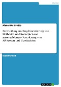 Cover-Bild zum Titel 'Entwicklung und Implementierung von Methoden und Konzepten zur automatisierten Generierung von 3D-Szenen und Geschichten' von 'Alexander Hrotko'