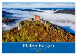 Cover-Bild zum Titel 'Pfälzer Burgen (Tischkalender 2026 DIN A5 quer), CALVENDO Monatskalender' von 'Daniel Kotulla'
